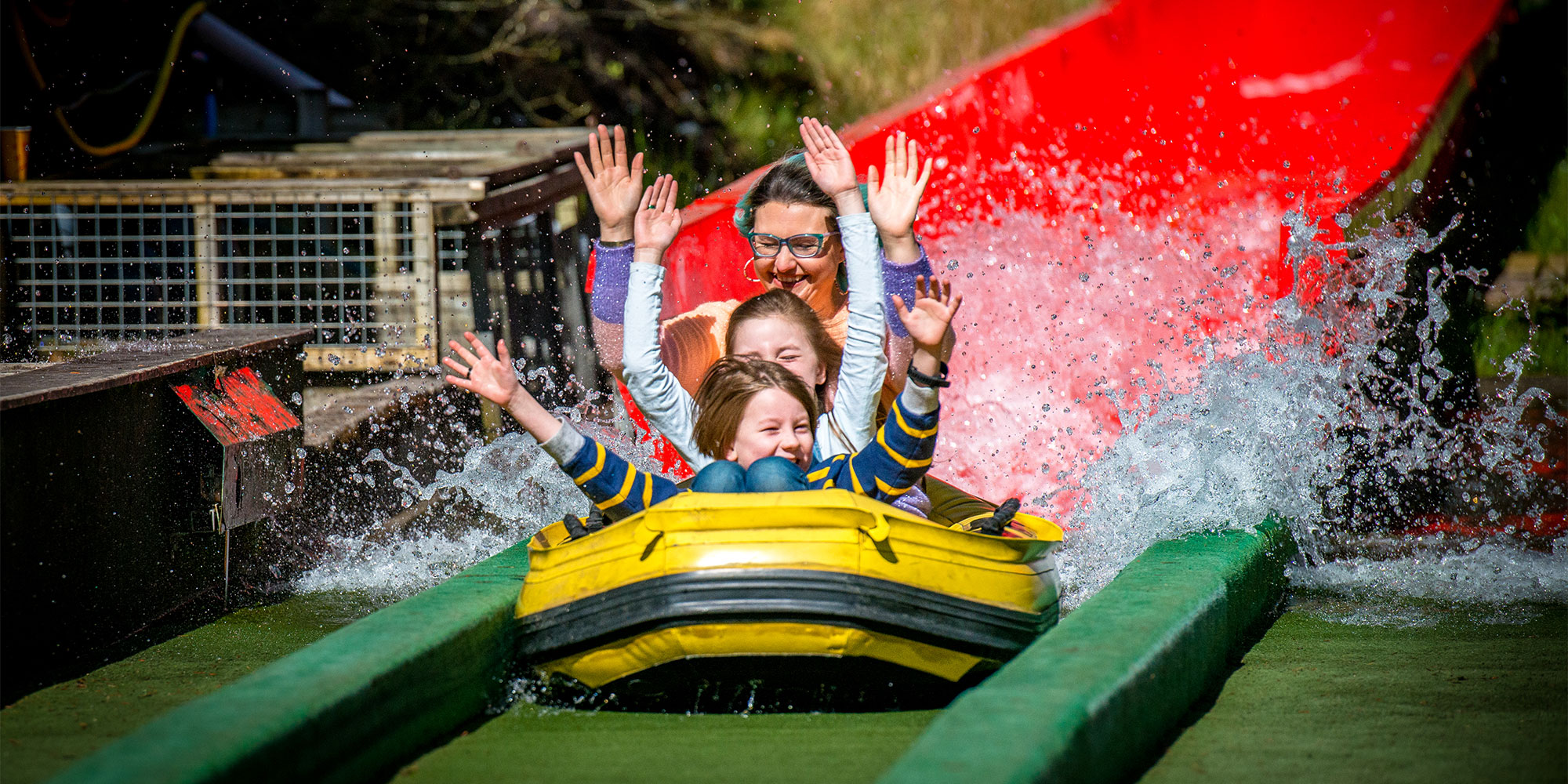 Waterslide at Landmark Forest Adventure