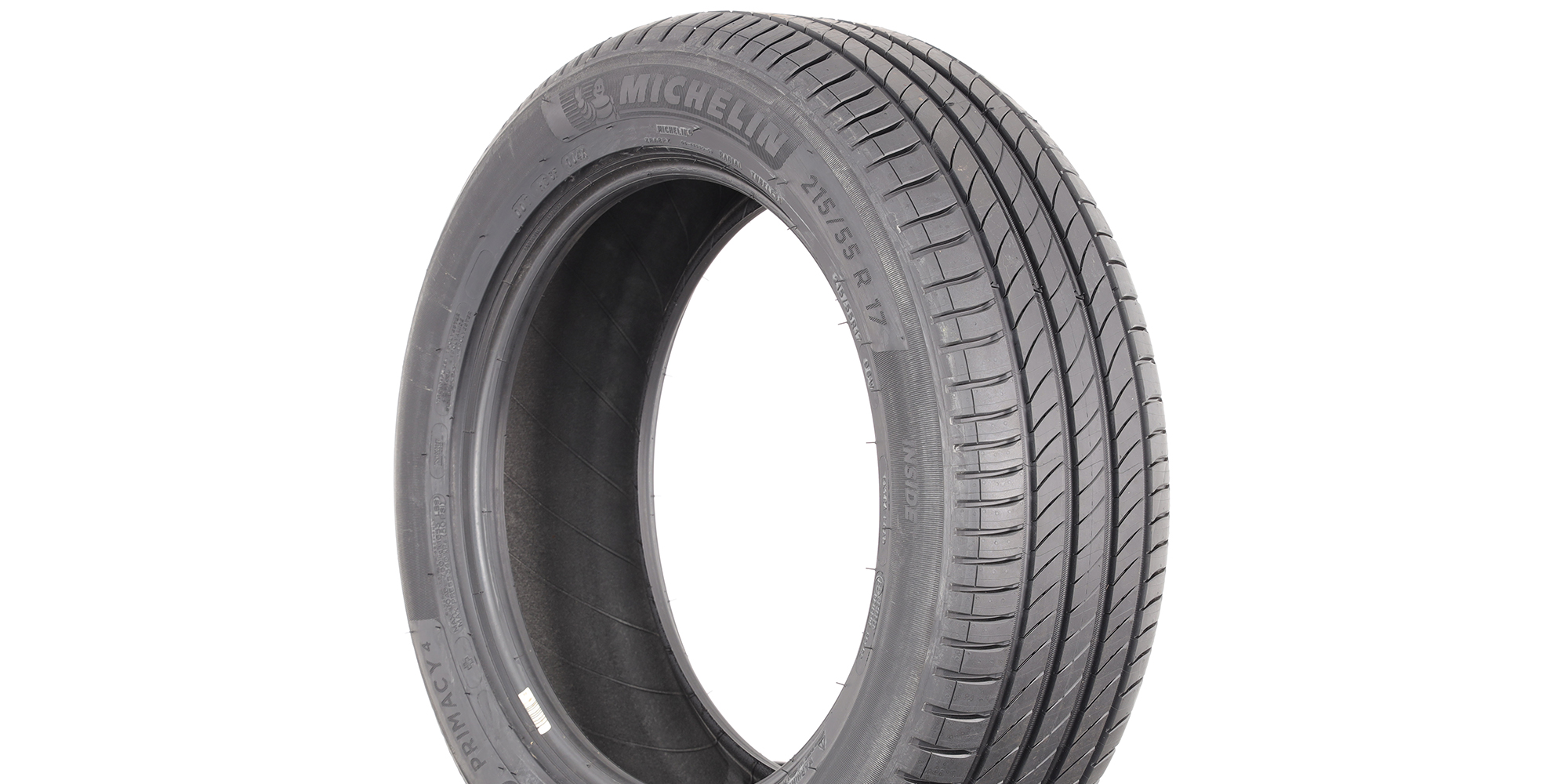 A Michelin Primacy 4+ tyre.