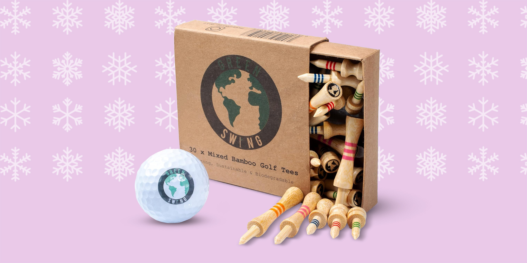 Green Swing bamboo golf tees