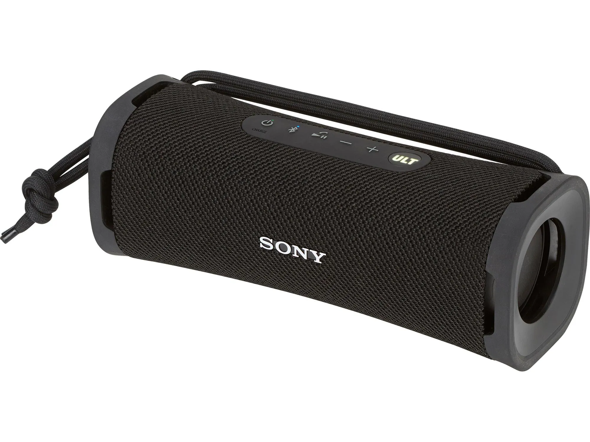 Sony ULT FIELD 1 review. Black plastic and mesh cyclinder speaker