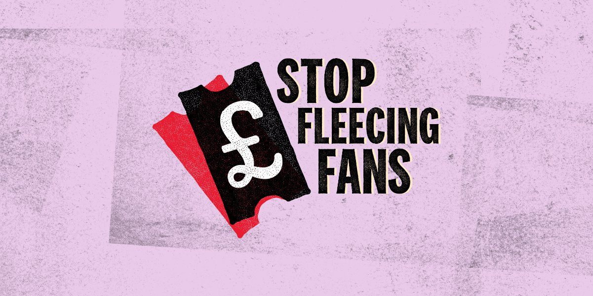 Stop Fleecing Fans campaign image