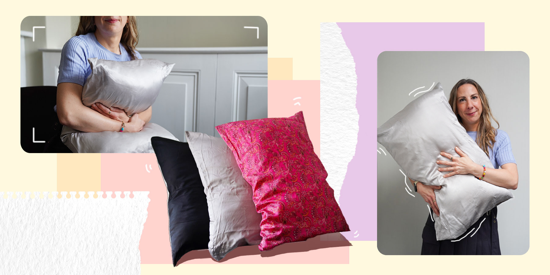 Alison Potter, senior editor, finds silk much comfier to sleep on