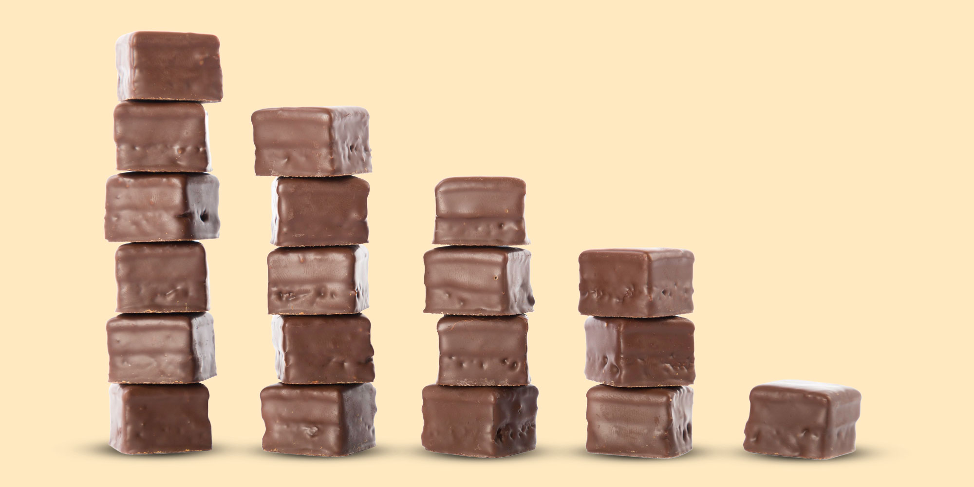 chocolate getting smaller