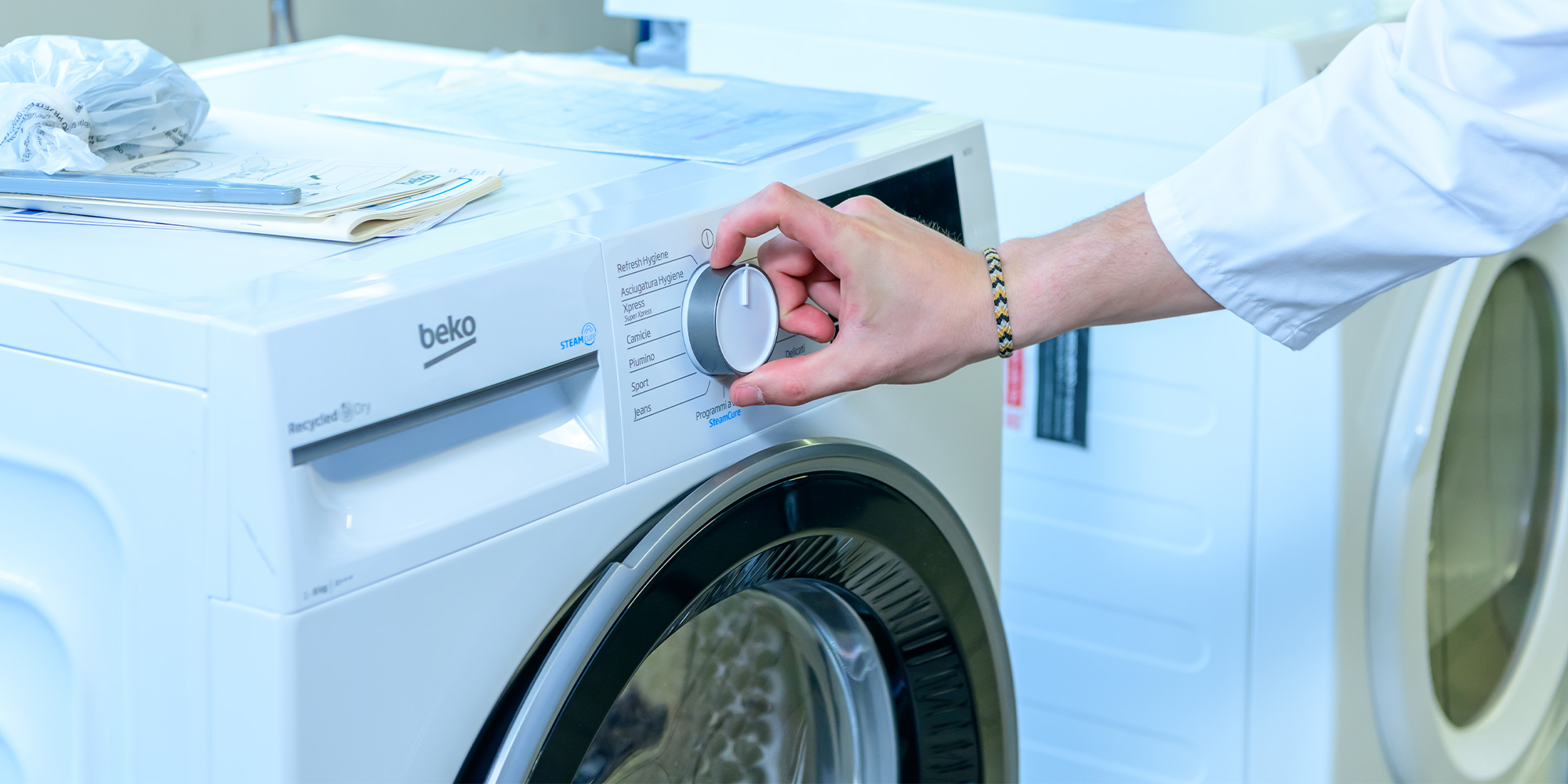 Our lab technicians time exactly how long each of the main drying cycles takes from start to finish