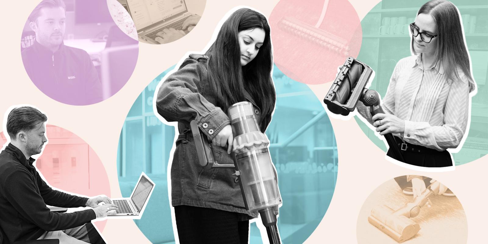 The Which? cordless vacuum testing team