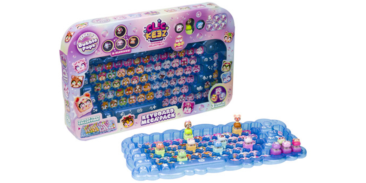 Clickeez Bubble Pops Keyboard Mega Mystery Figure Pack