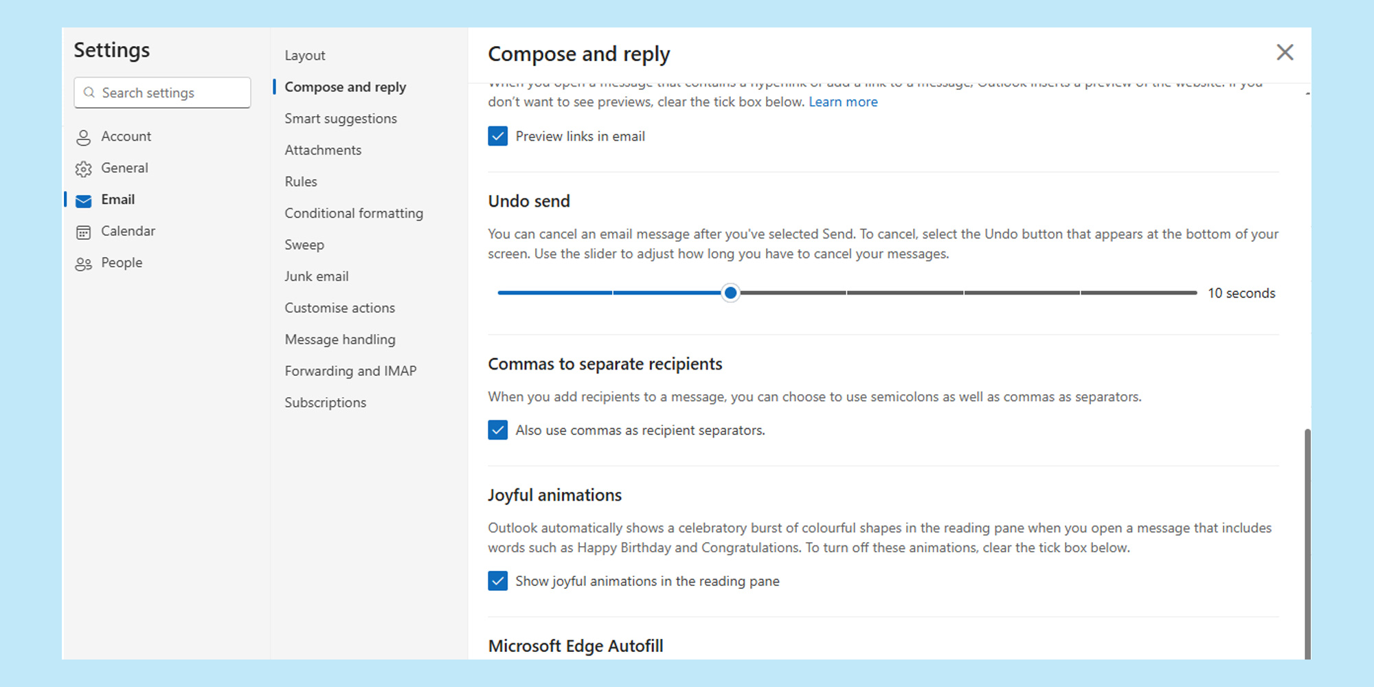 Unsend email on Outlook