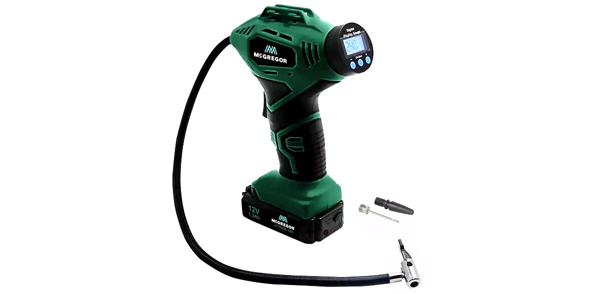 McGregor Cordless Tyre Inflator - 12V