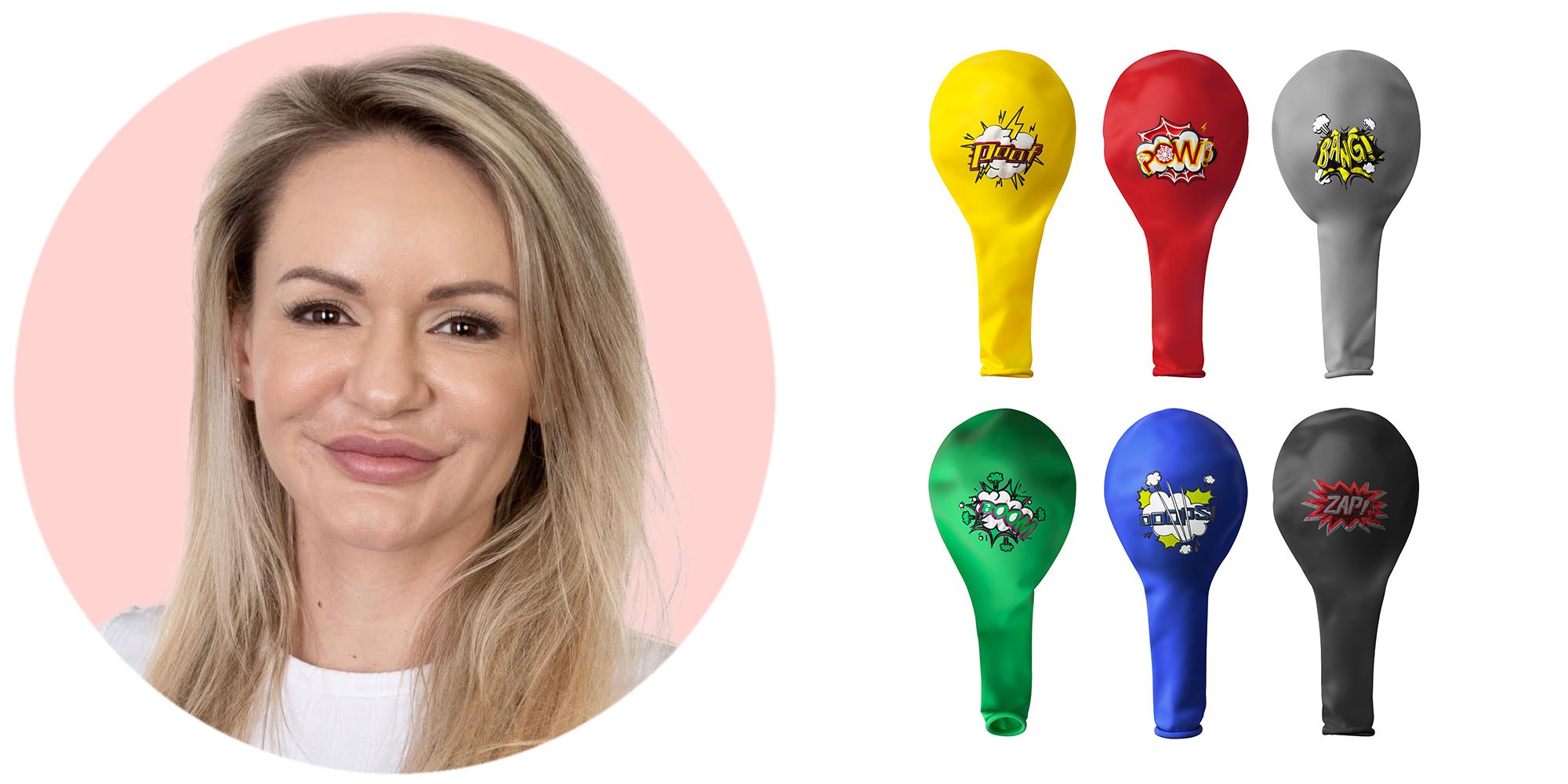 Natalie Hitchins' balloons made her lips numb and tasted of chemicals