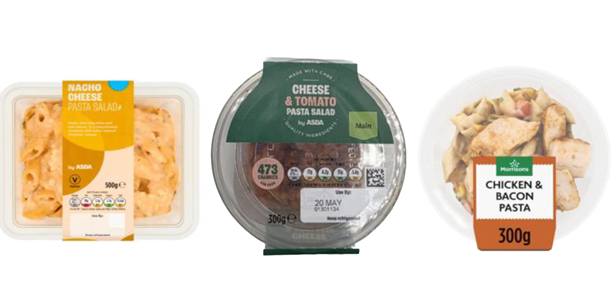 Recalled pasta salads
