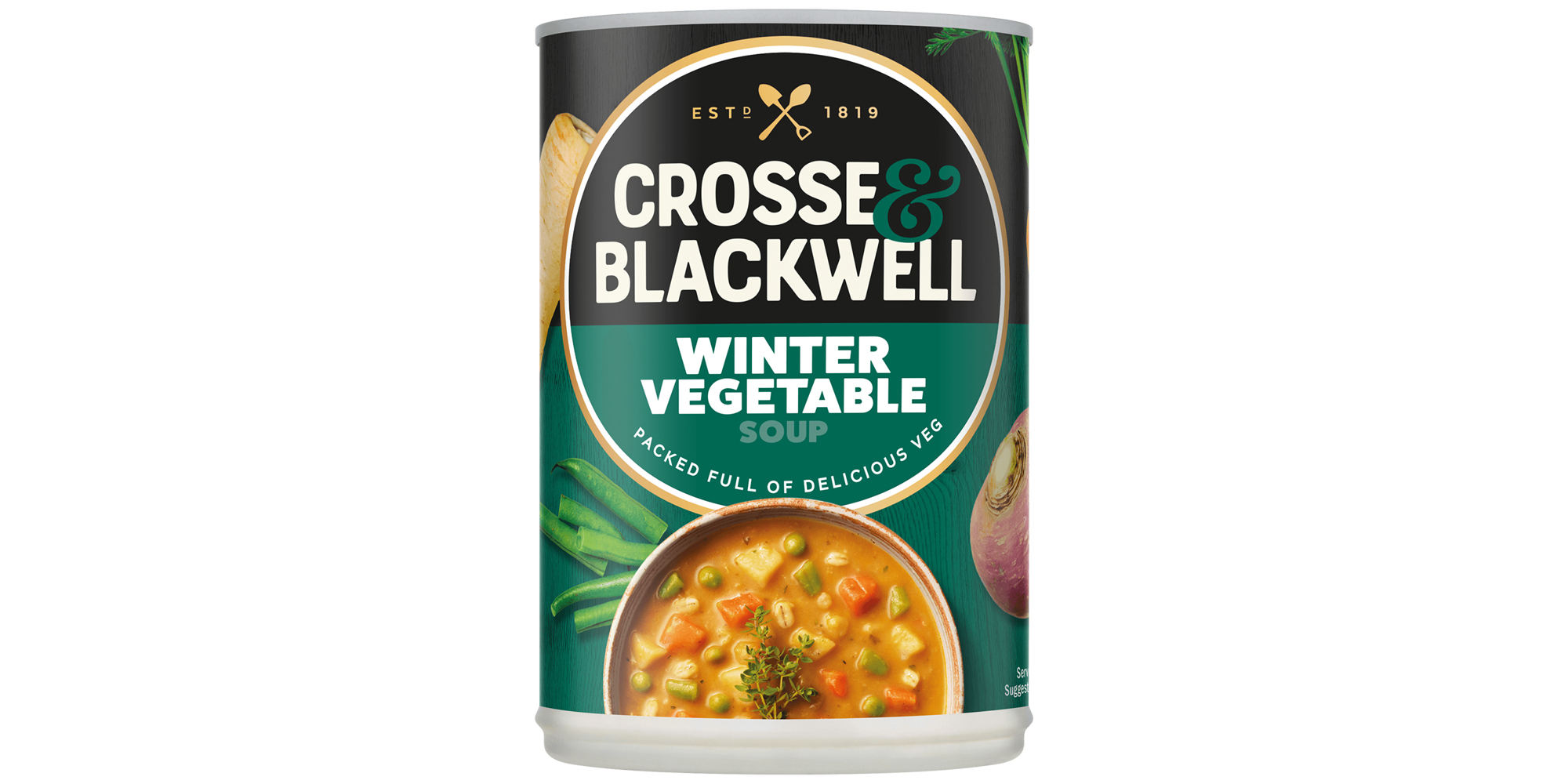 Crosse & Blackwell Winter Vegetable Soup product pack shot.