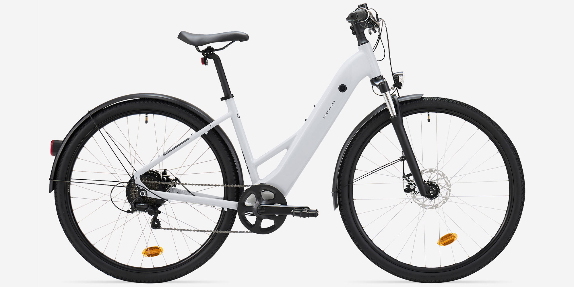 White Rockrider E-ACTV 100 mountain bike