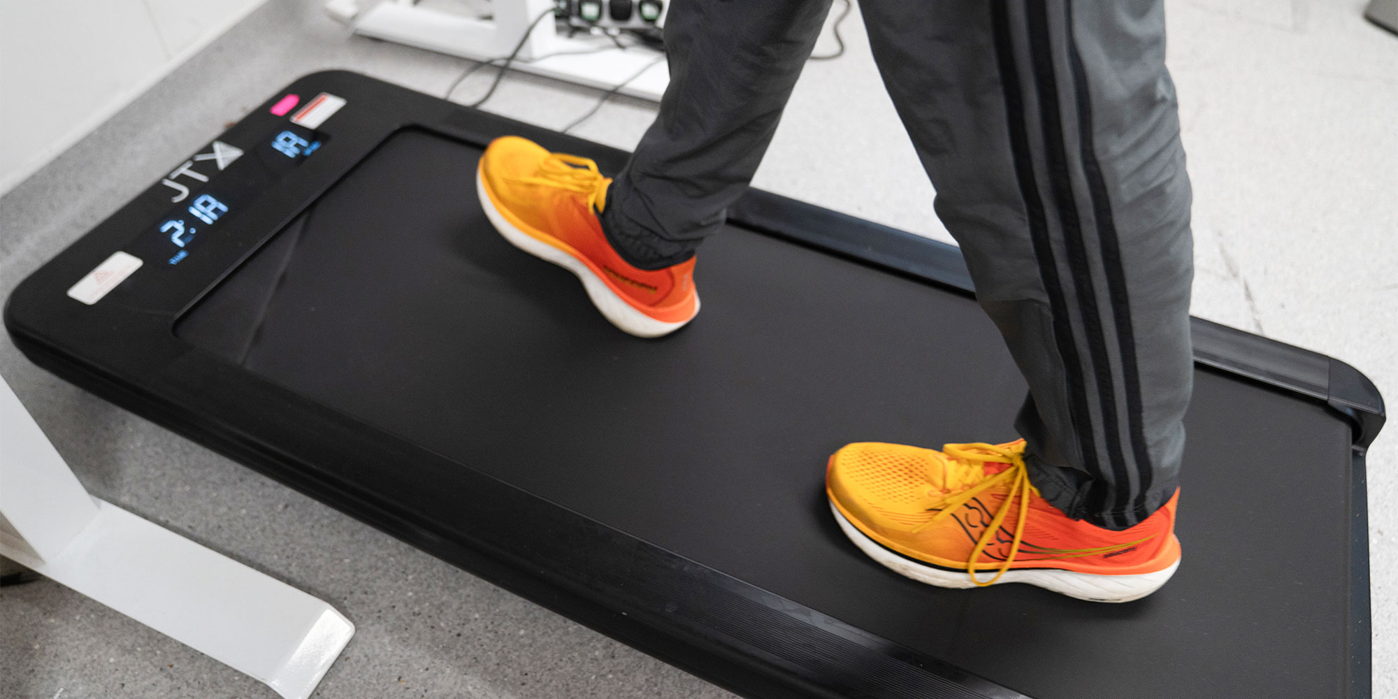 Walking on a walking pad