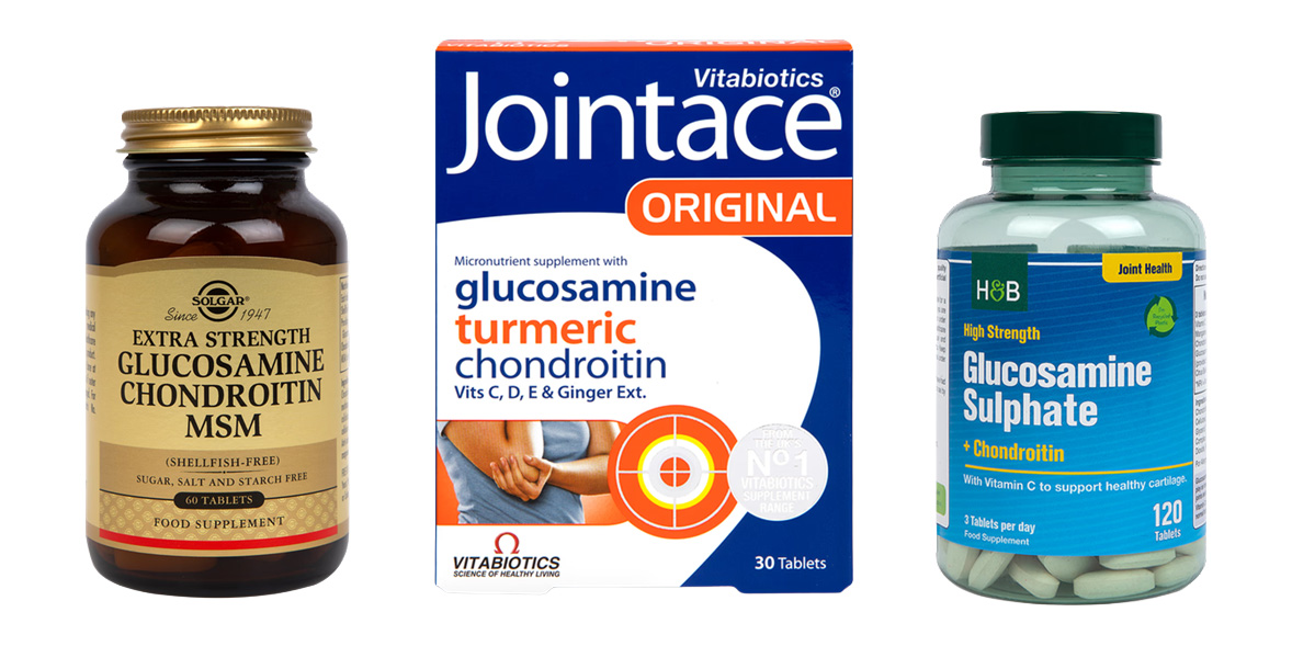 A variety of different Glucosamine supplements