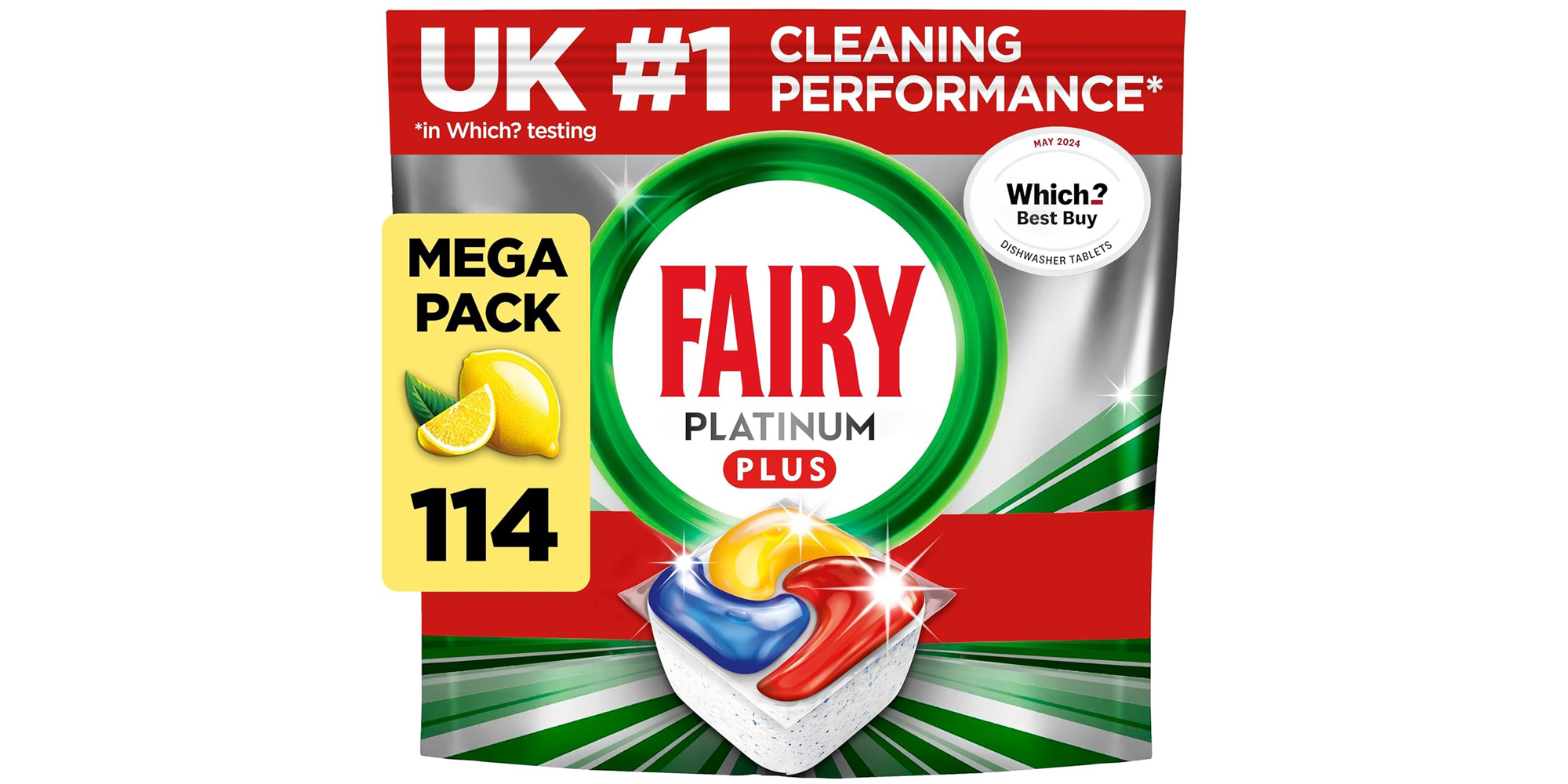 Fairy Platinum Plus cleaning tabs