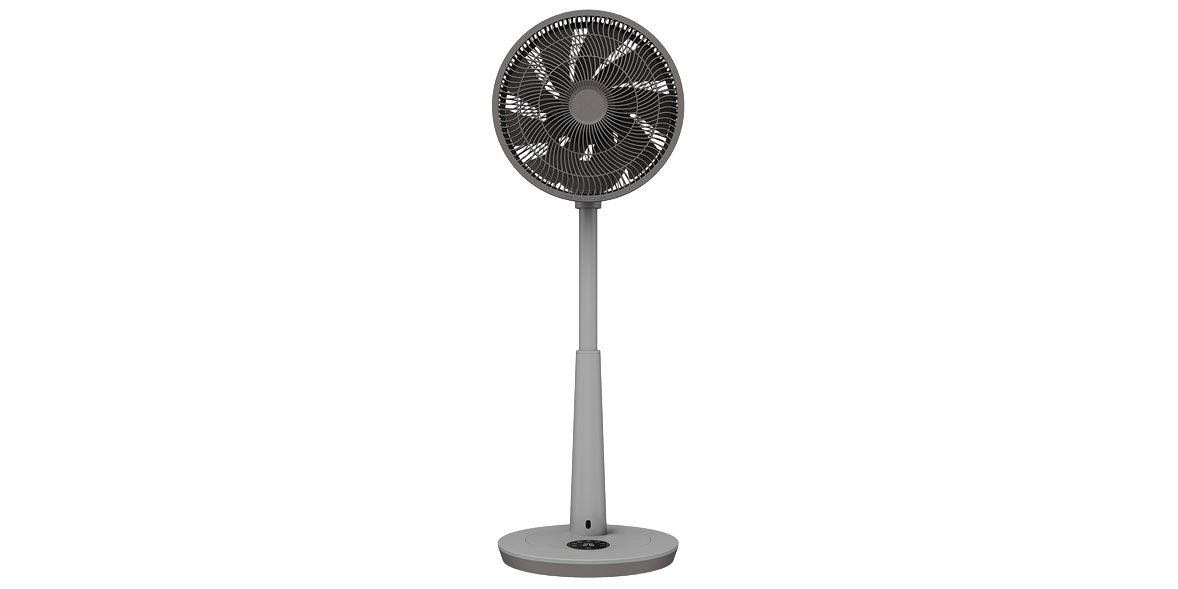 Grey Duux Whisper 3 pedestal fan