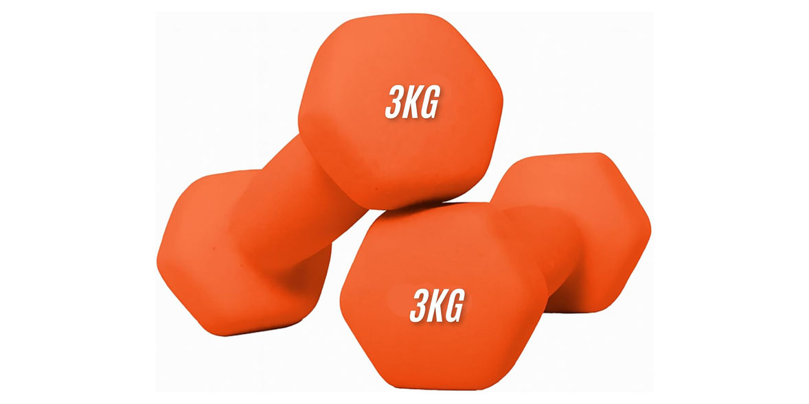 Neoprene coated dumbbells