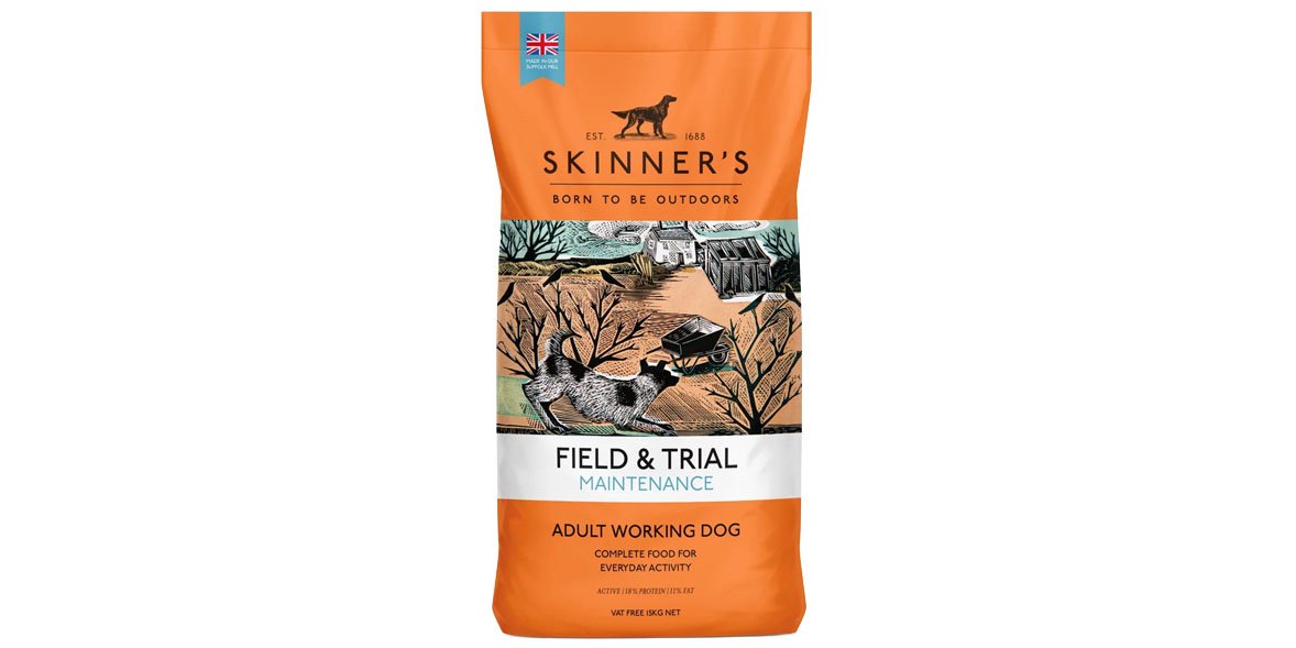 Skinners Field and Trial Maintenance dog food bag