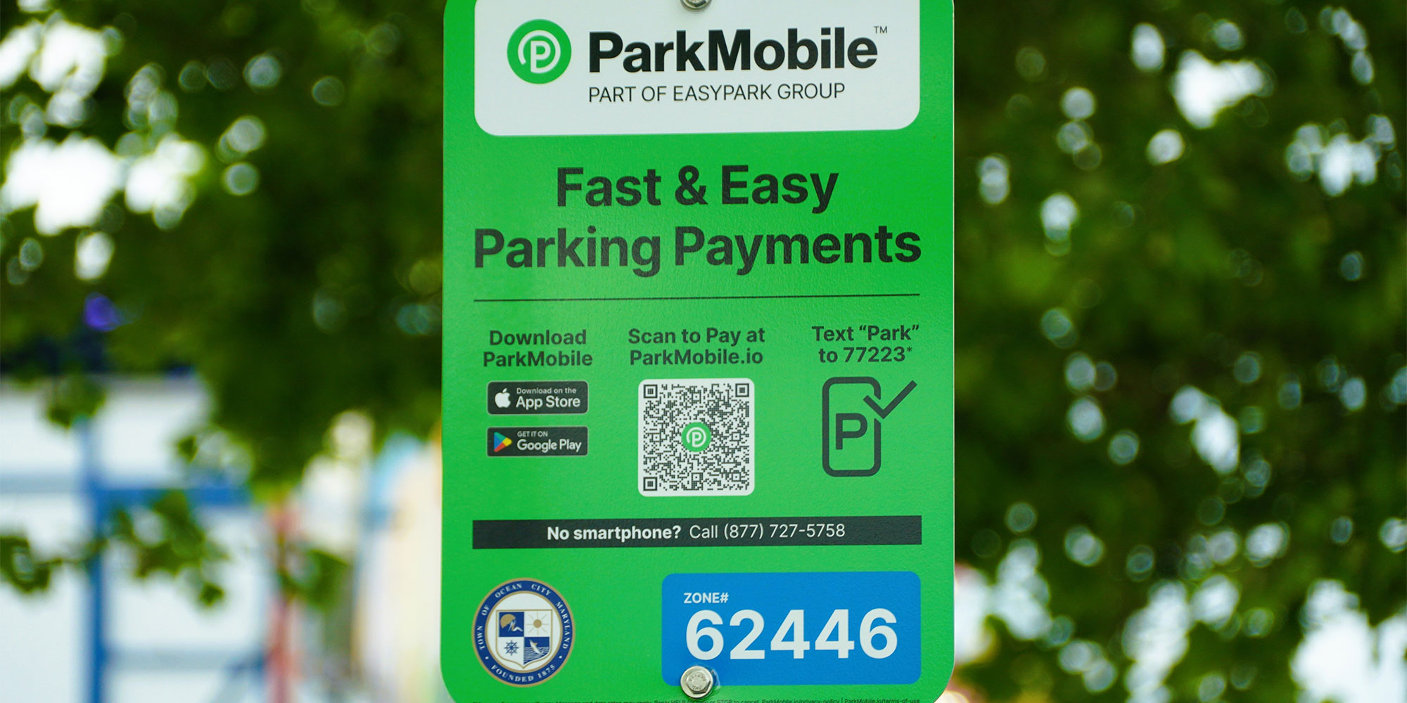 Car park QR code