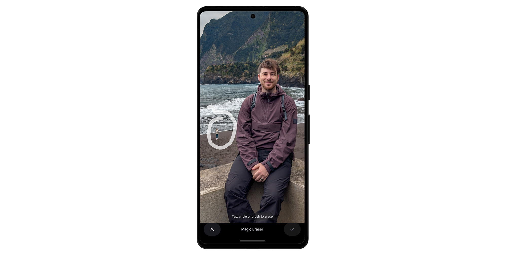 Magic Eraser on Google Pixel