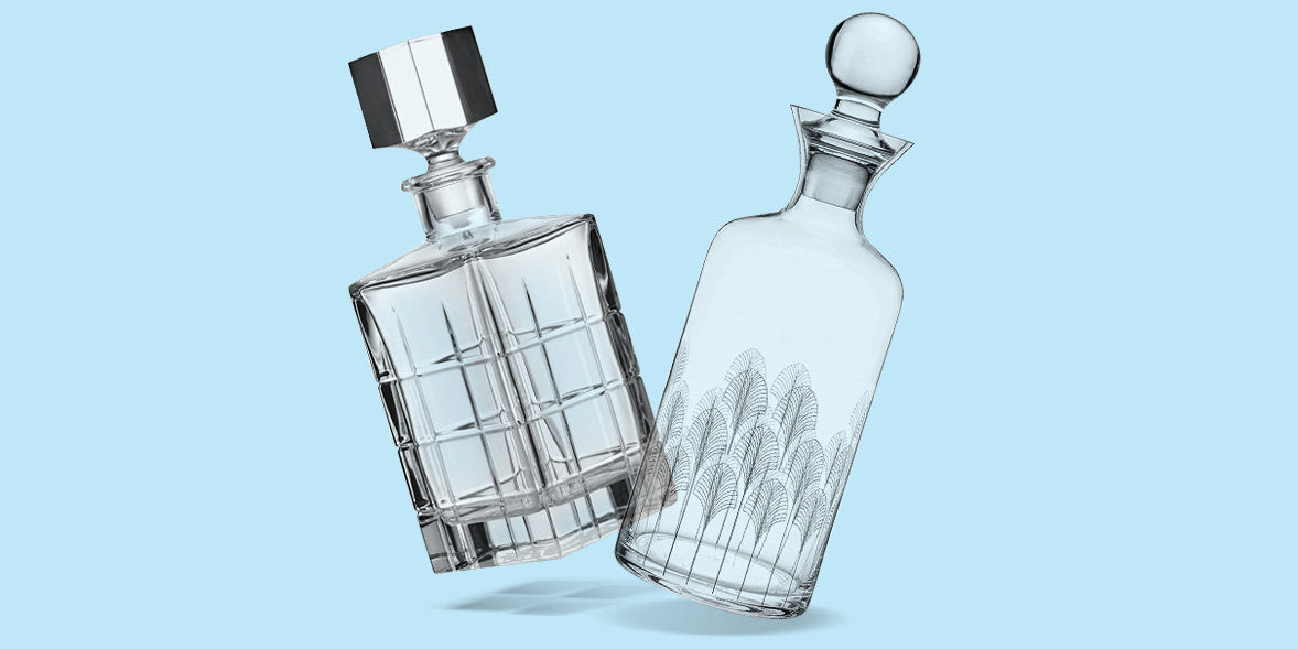 Two decanters