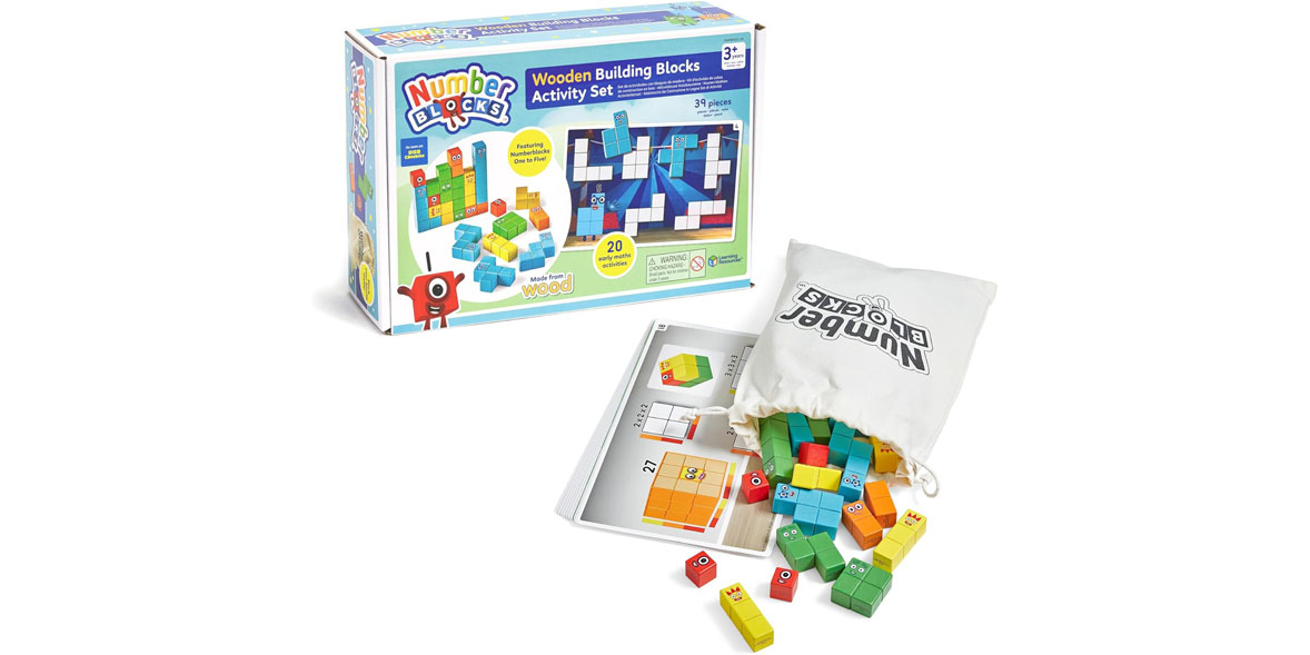 Numberblocks Wooden Building Blocks Activity Set