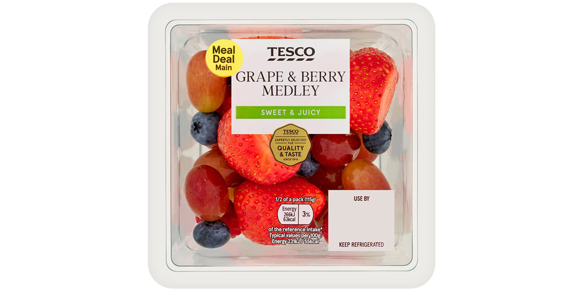 Tesco grape and berry medley