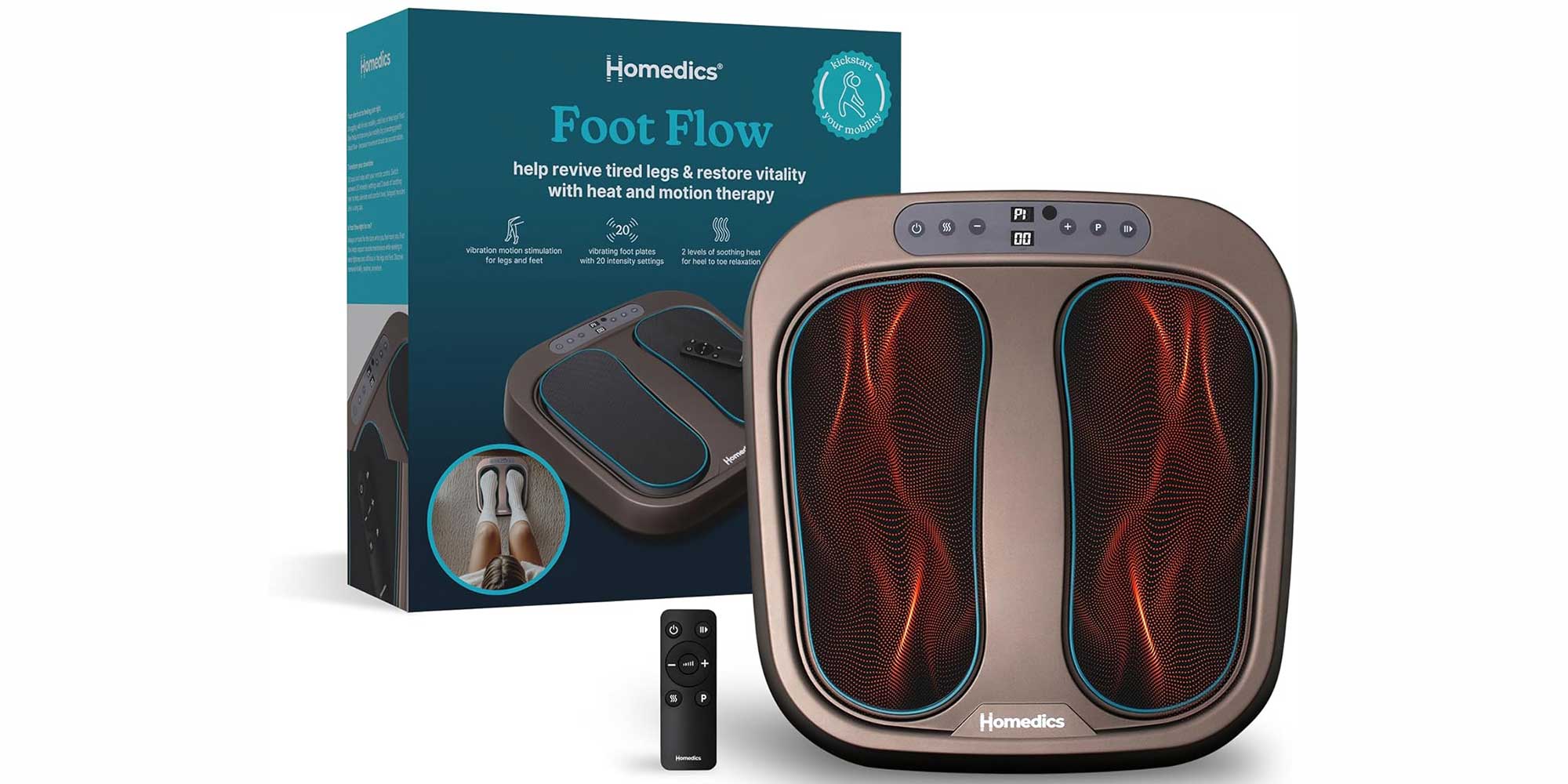 Homedics foot flow vibration foot massager