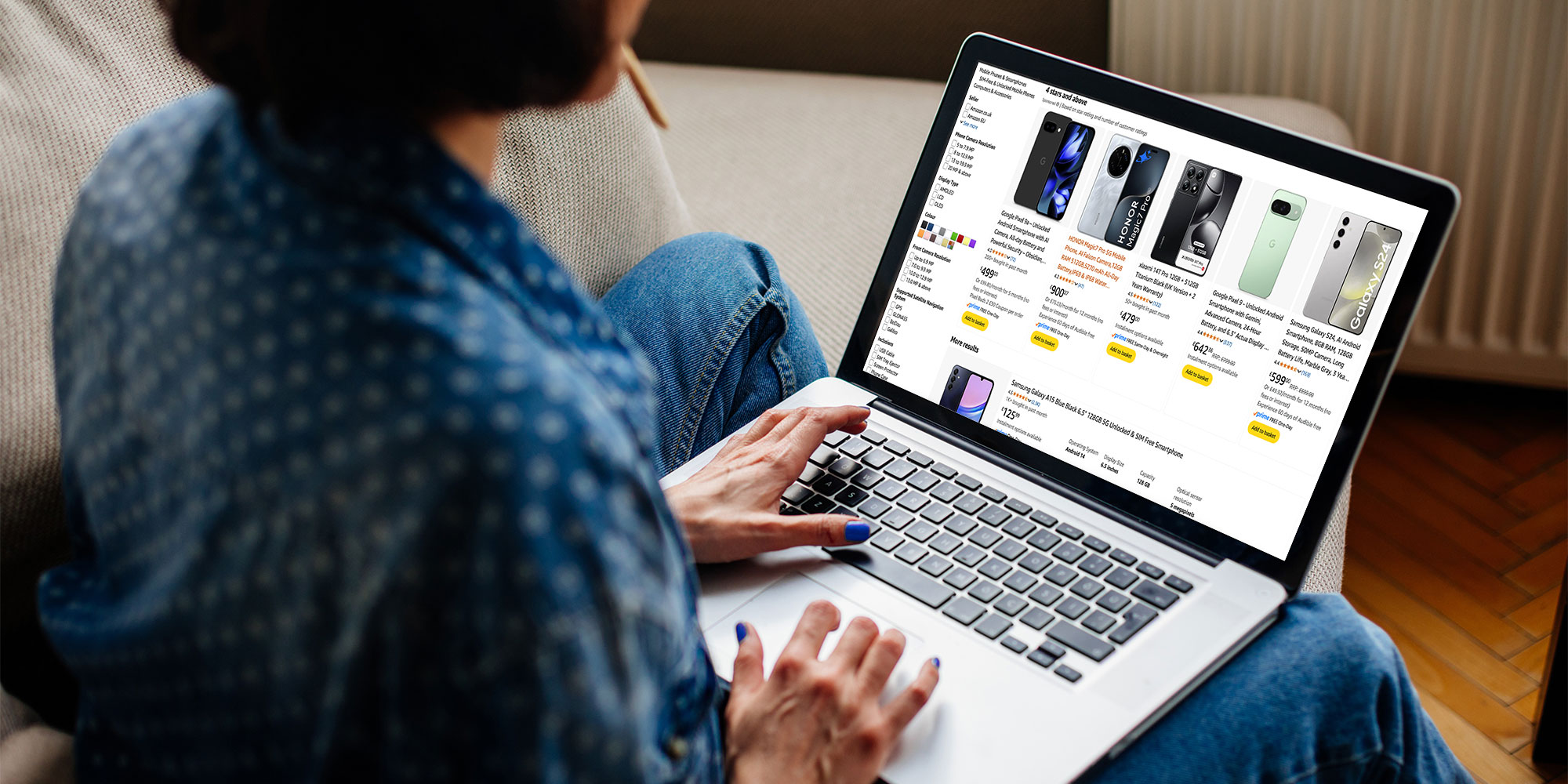 Shopping for a mobile phone online