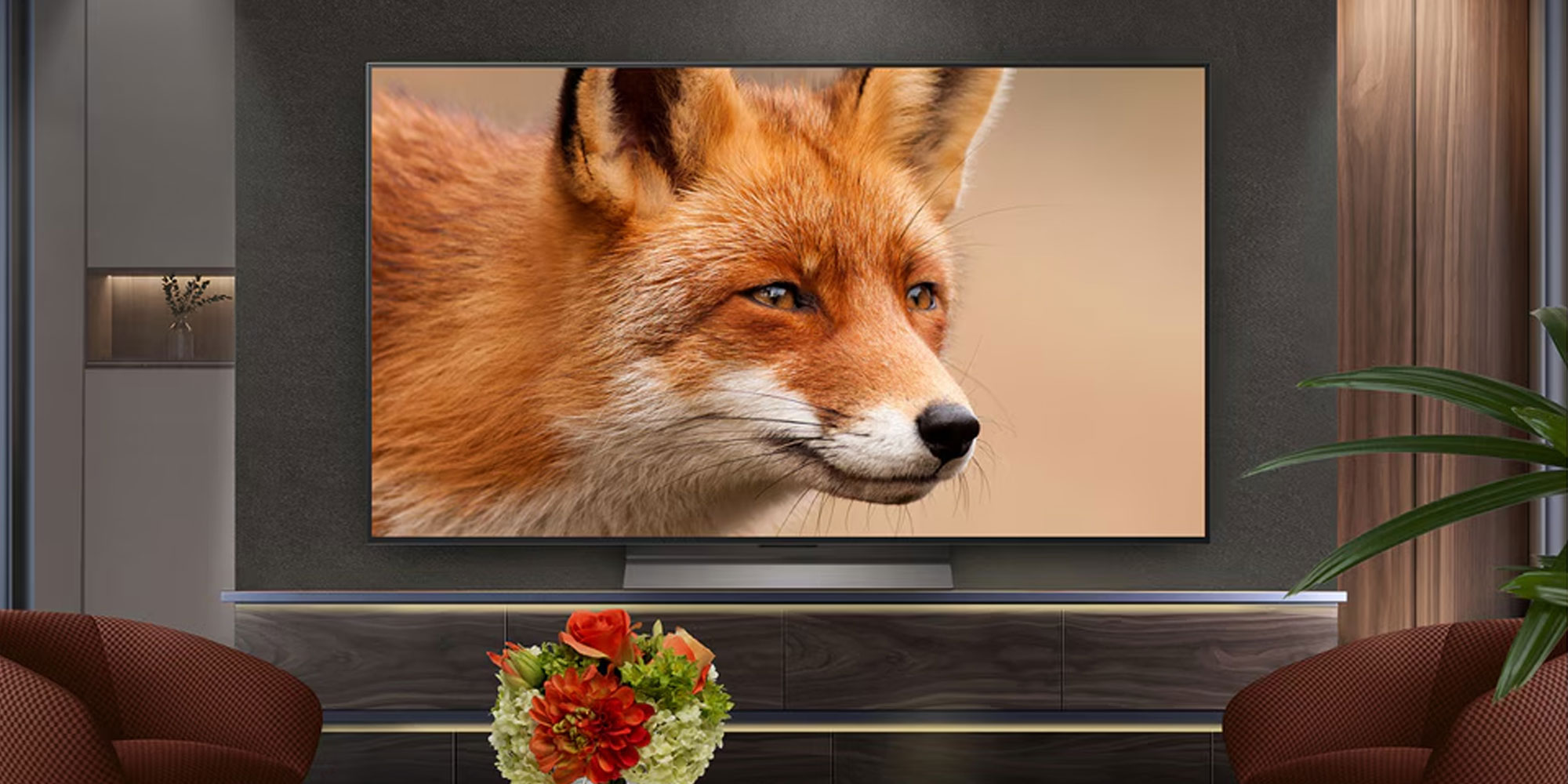 LG OLED TV in a living room