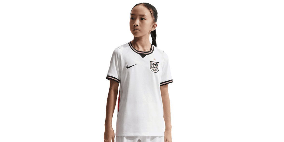 England Home kids shirt
