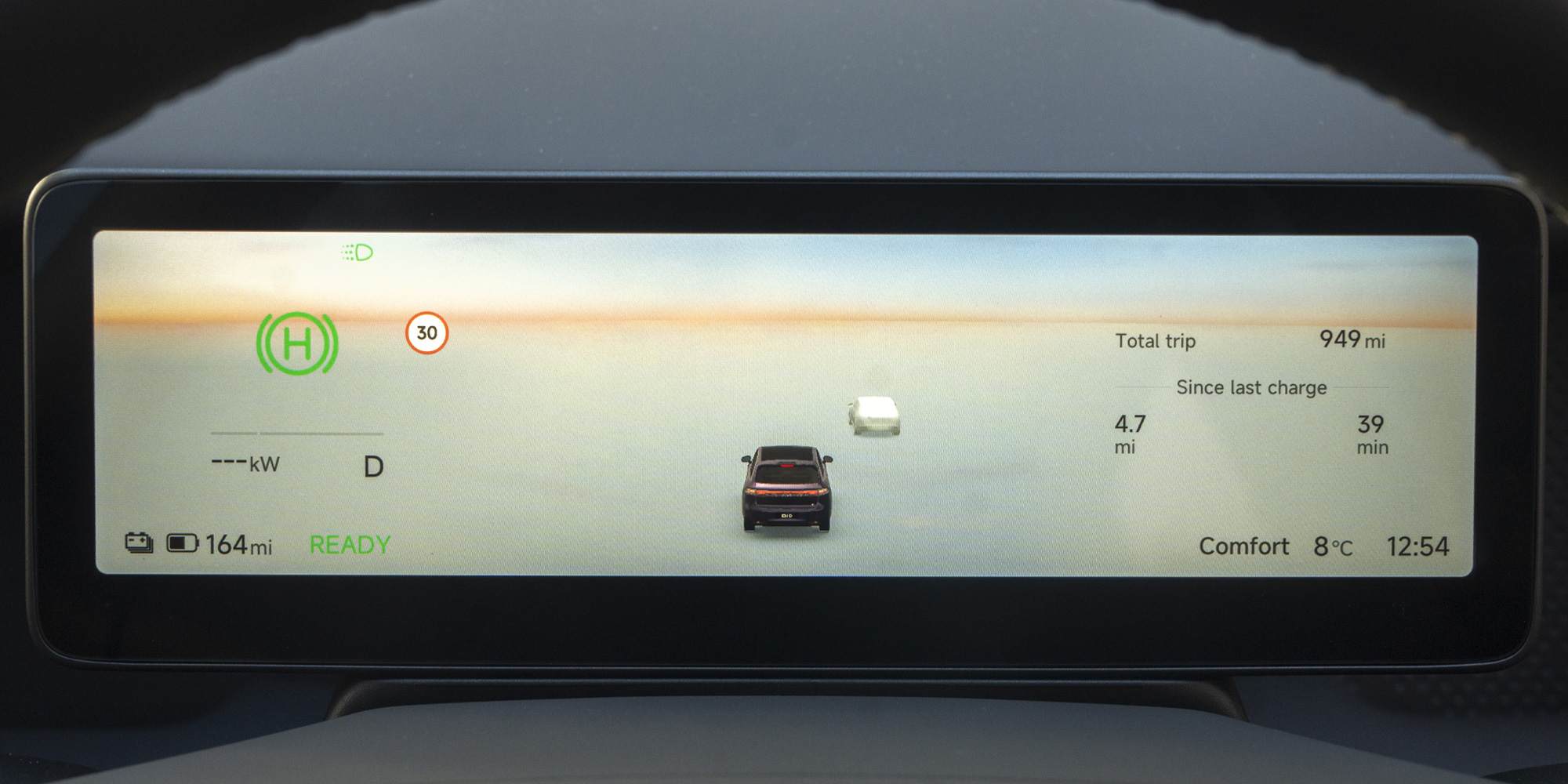 The instrument screen of the Leapmotor B10