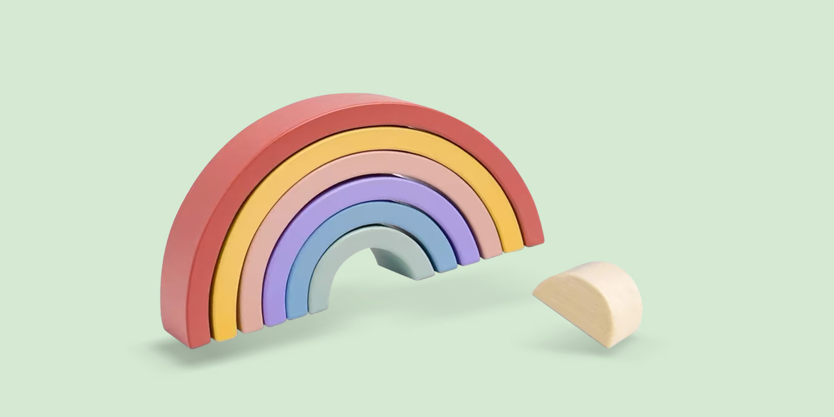 Rainbow stacker