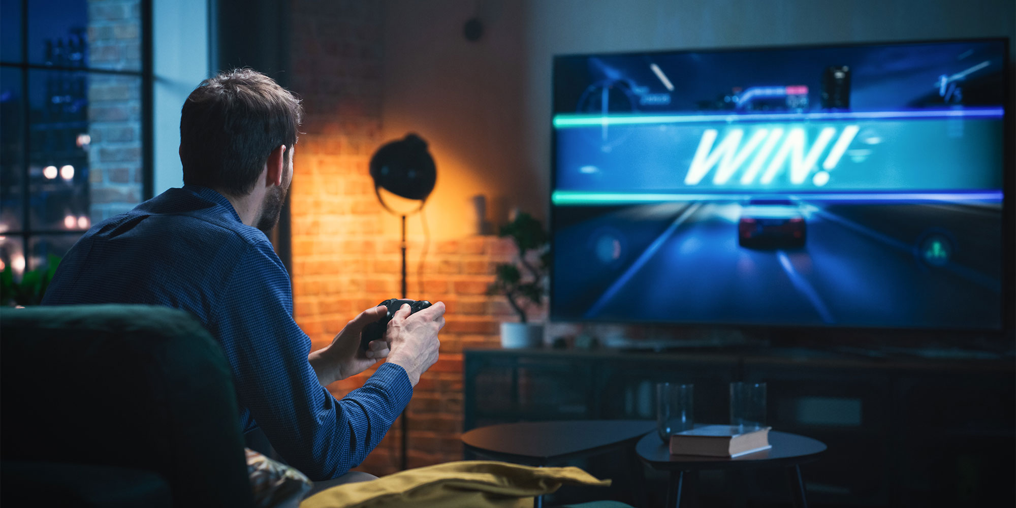 Gaming on a TV