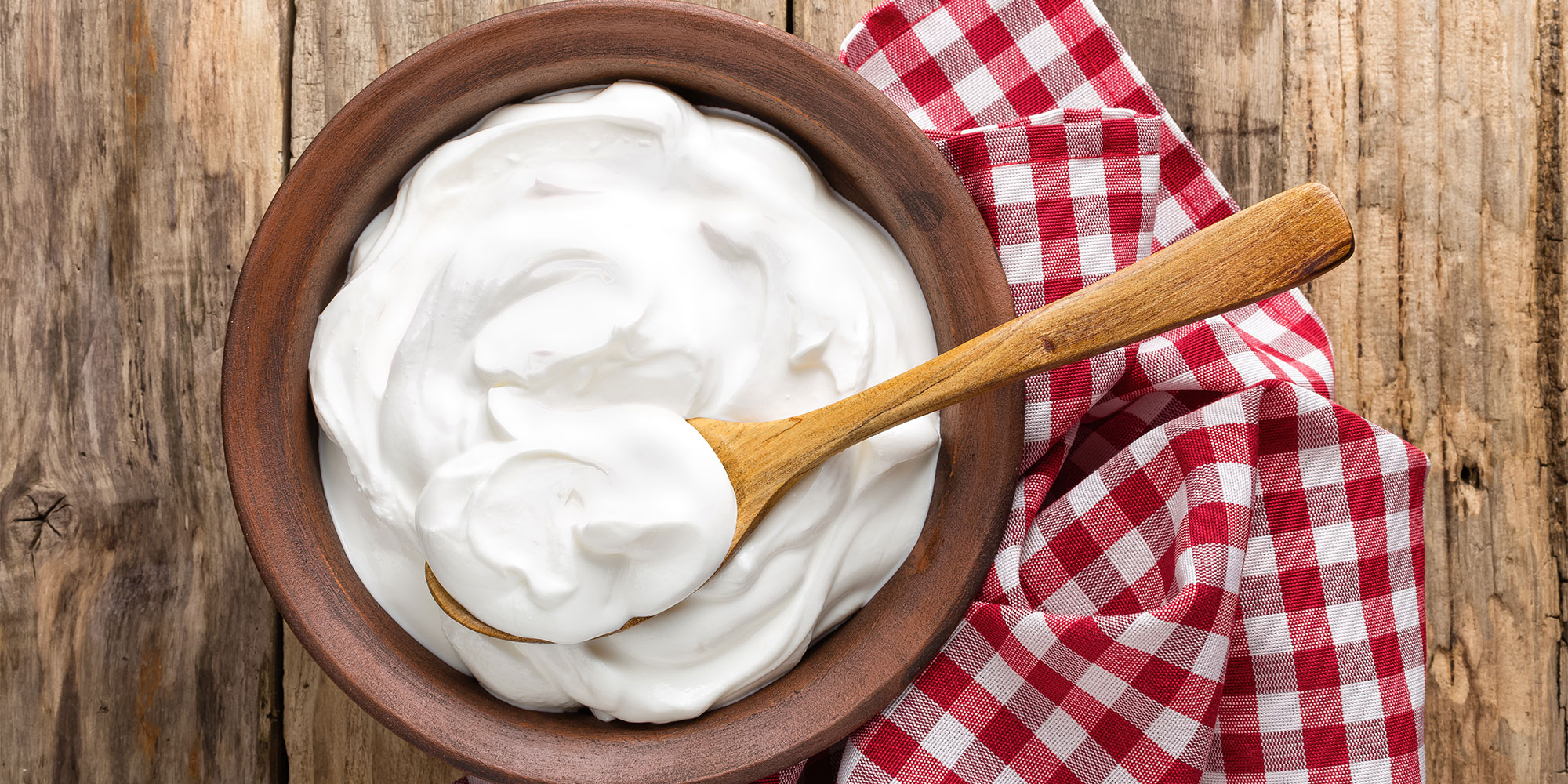 Bowl of greek-style yoghurt