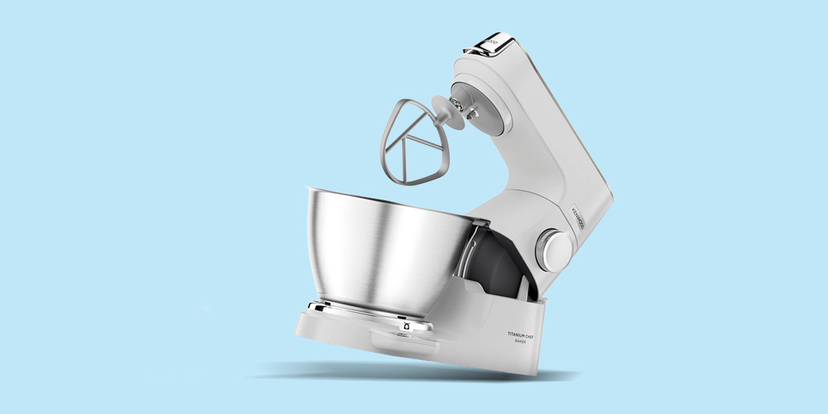 Silver stand mixer
