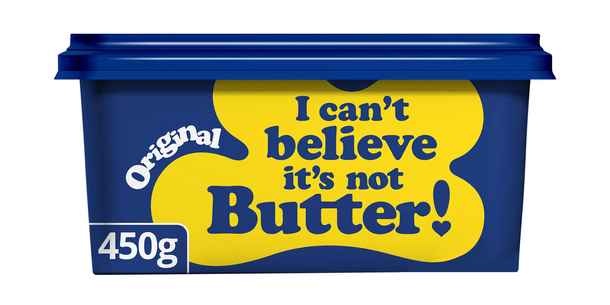 Pack shot of I Can't Believe It's Not Butter! Original.