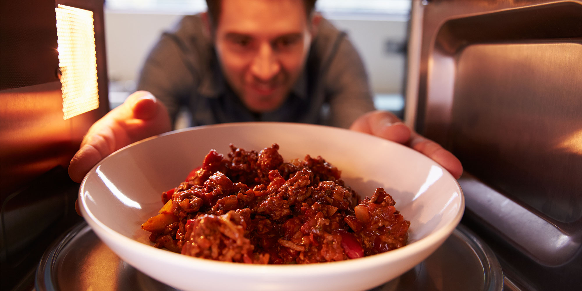Reheating food