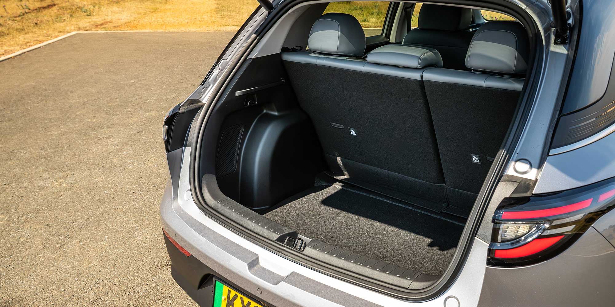 The boot of the Geely EX2