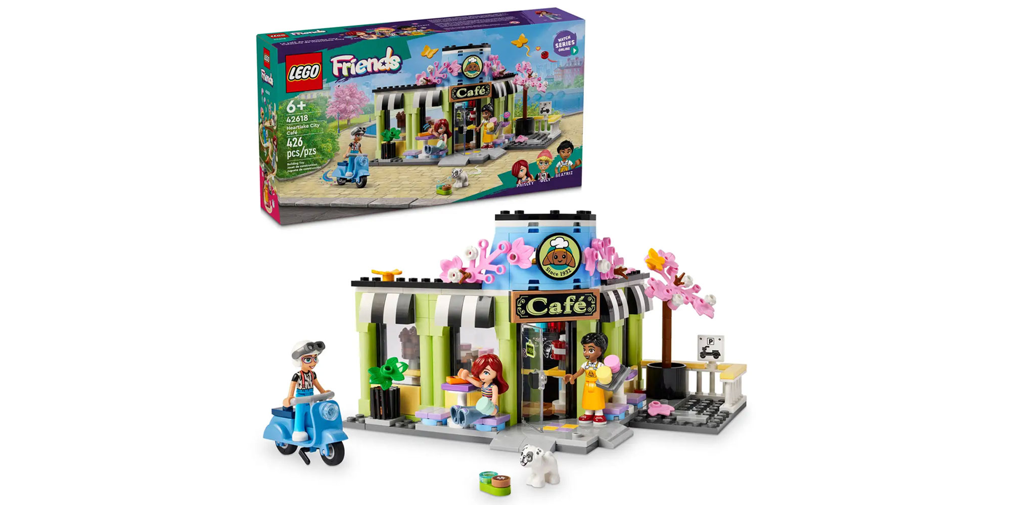 Heartlake City Cafe Lego set