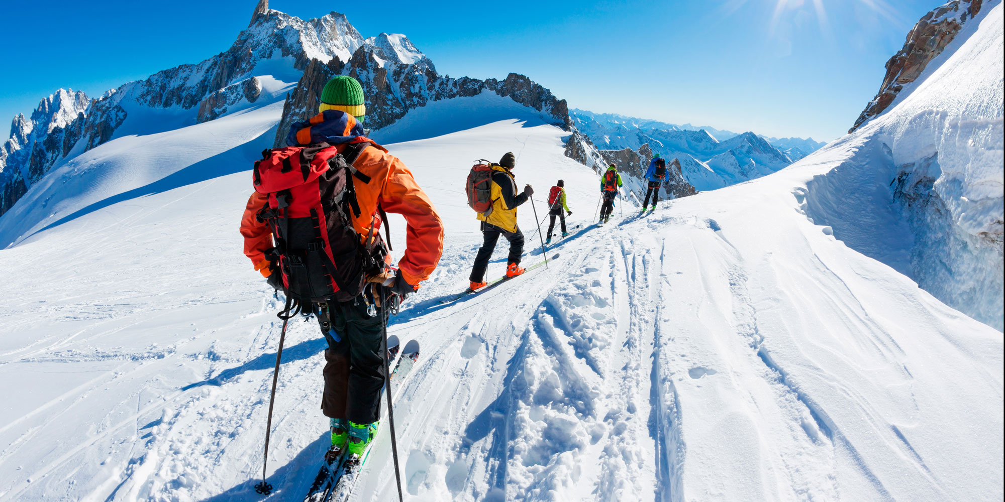A skiing holiday