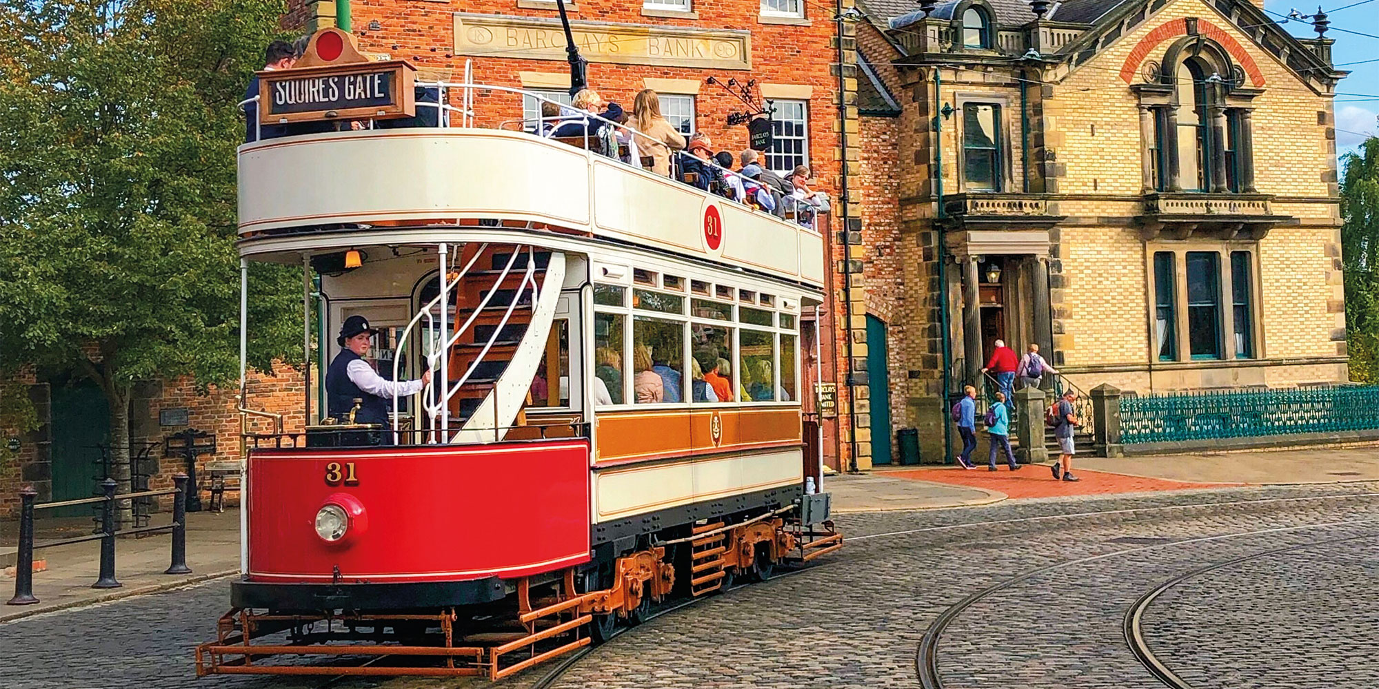Tram at beamish museum