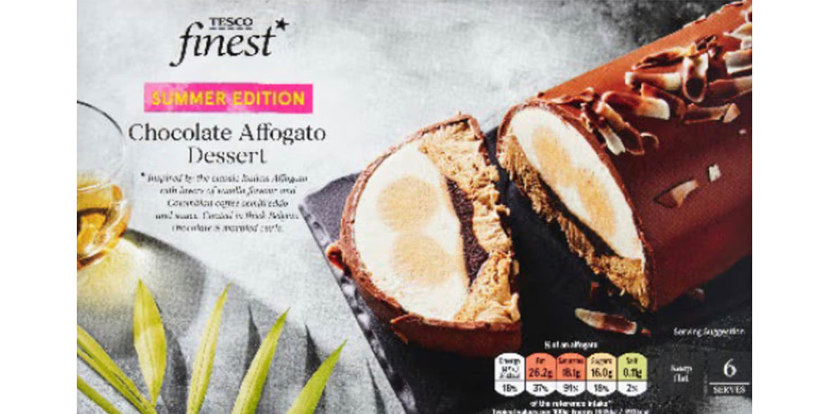 Recalled Tesco dessert