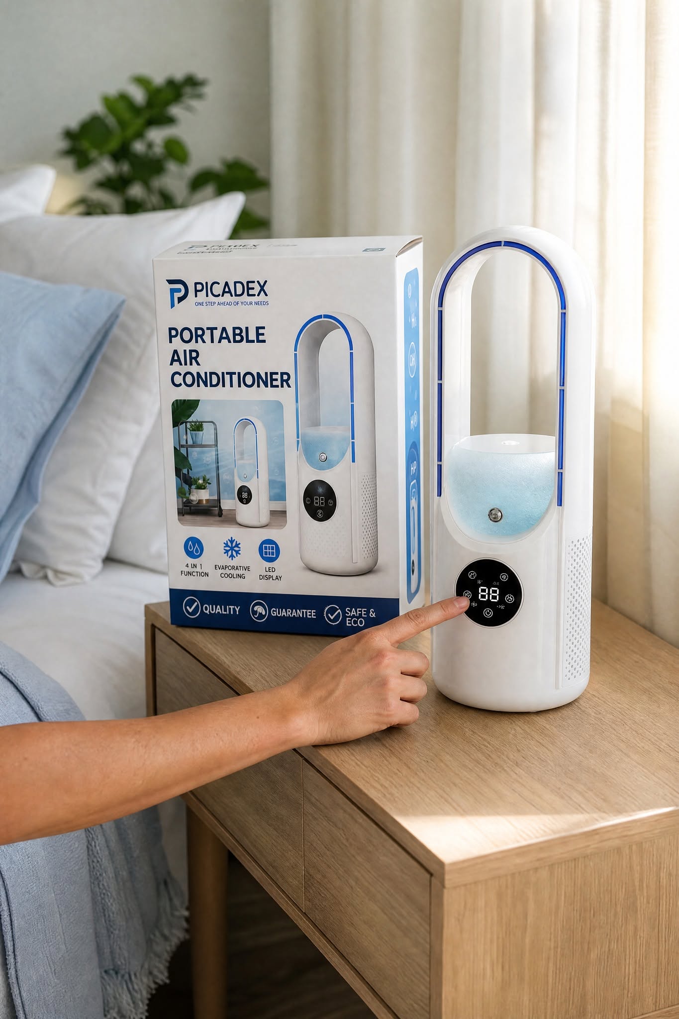 An image from Picadex advertising an air conditioner