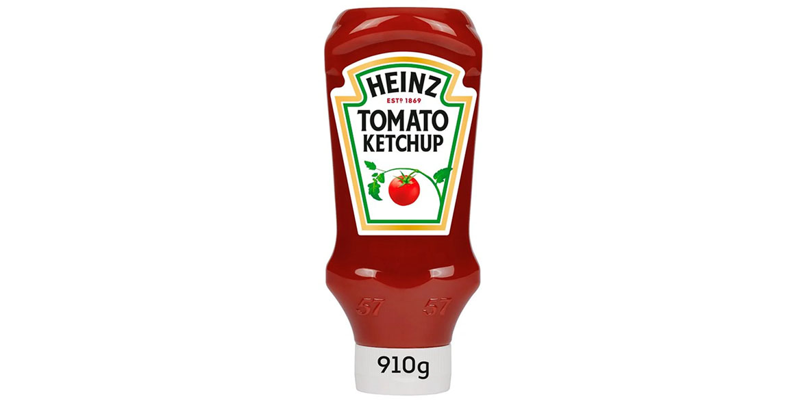 Heinz tomato ketchup bottle 

