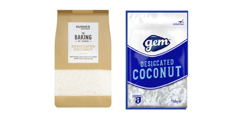 Recalled coconut