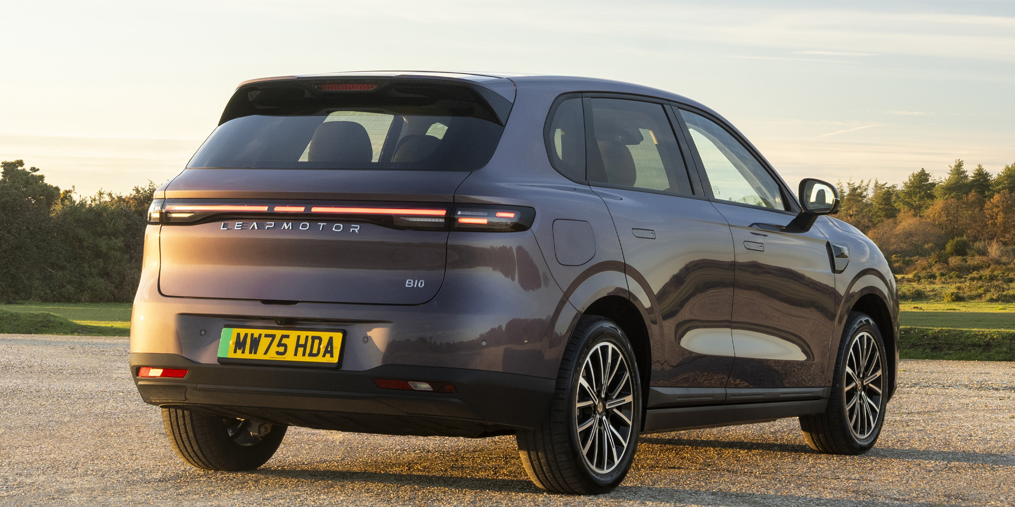 The Leapmotor B10, viewed from the rear