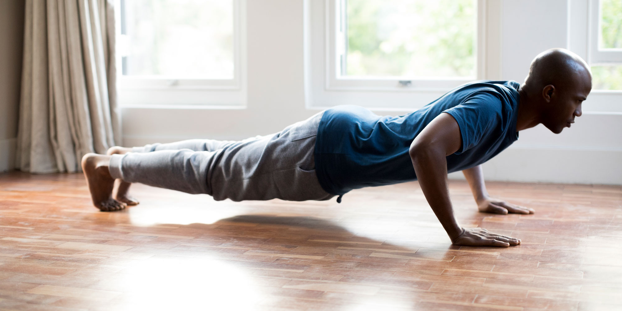 Exercising at home