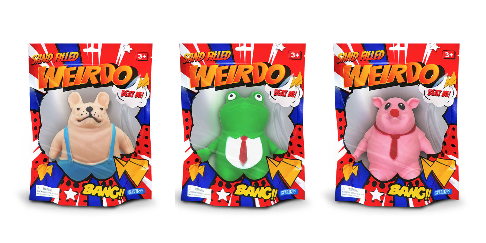 Recalled Sand-filled Weirdo toys