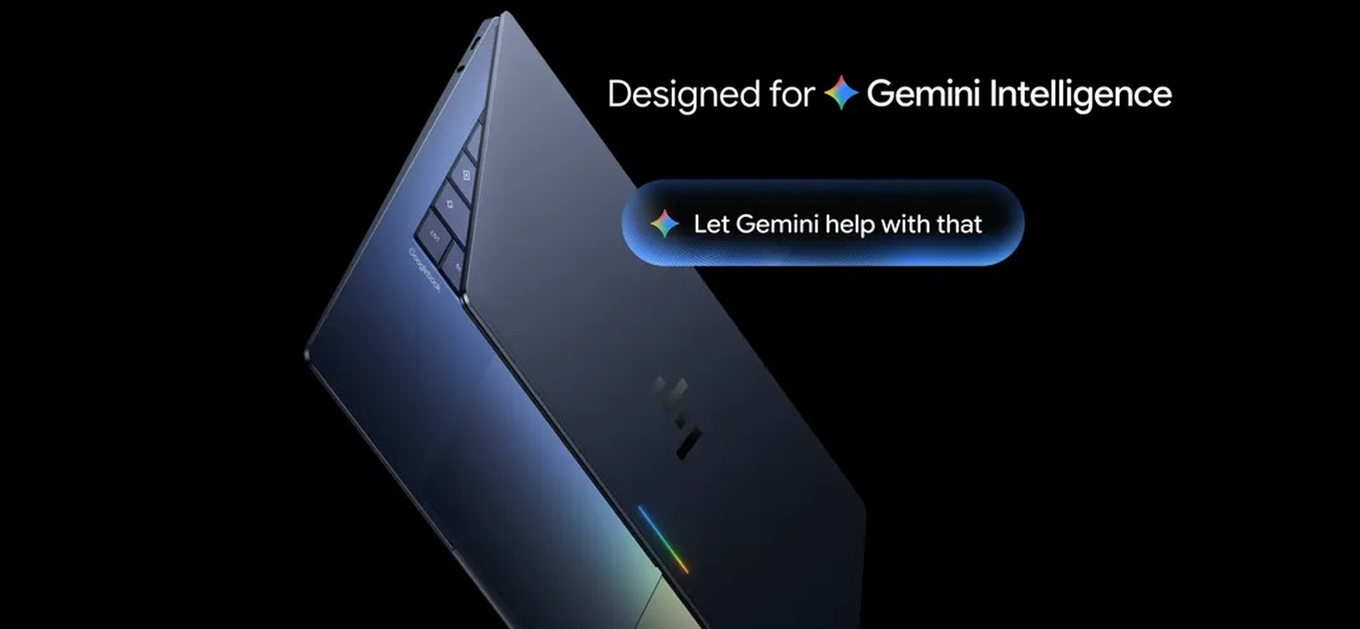 Googlebook laptop Gemini Intelligence